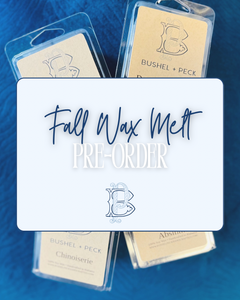 Fall Wax Melt Pre-Order